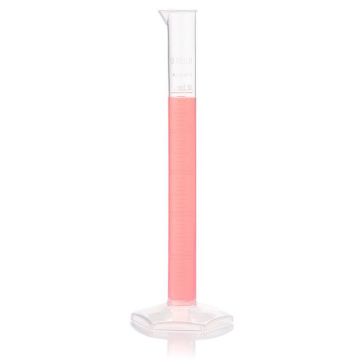 Cylinder, Measuring, Diamond Essentials, Class B, PP, Molded Graduations, tall form, 10mL