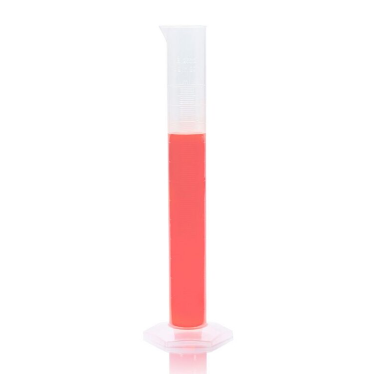 Cylinder, Measuring, Diamond Essentials, Class B, PP, Molded Graduations, tall form, 250mL