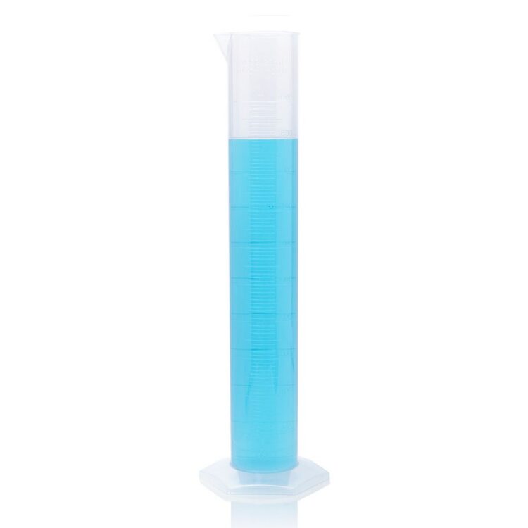 Cylinder, Measuring, Diamond Essentials, Class B, PP, Molded Graduations, tall form, 2000mL