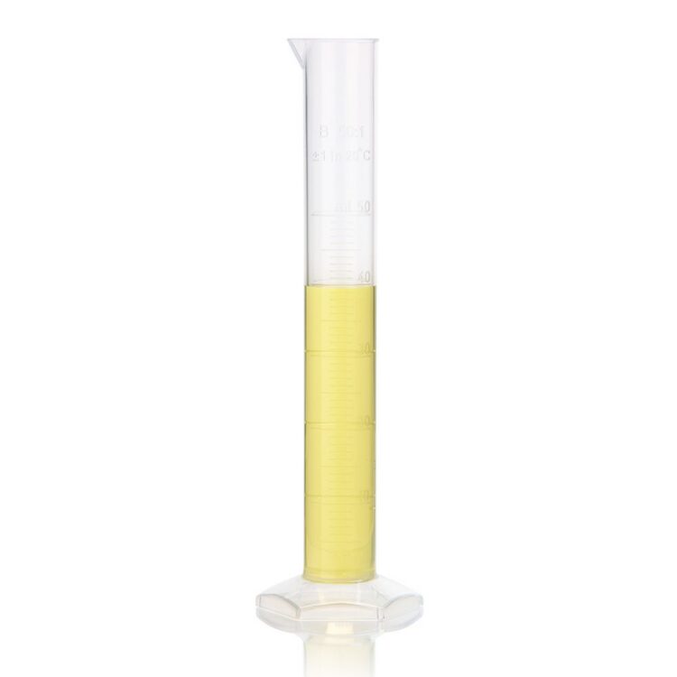 Cylinder, Measuring, Diamond Essentials, Class B, PP, Molded Graduations, tall form, 50mL