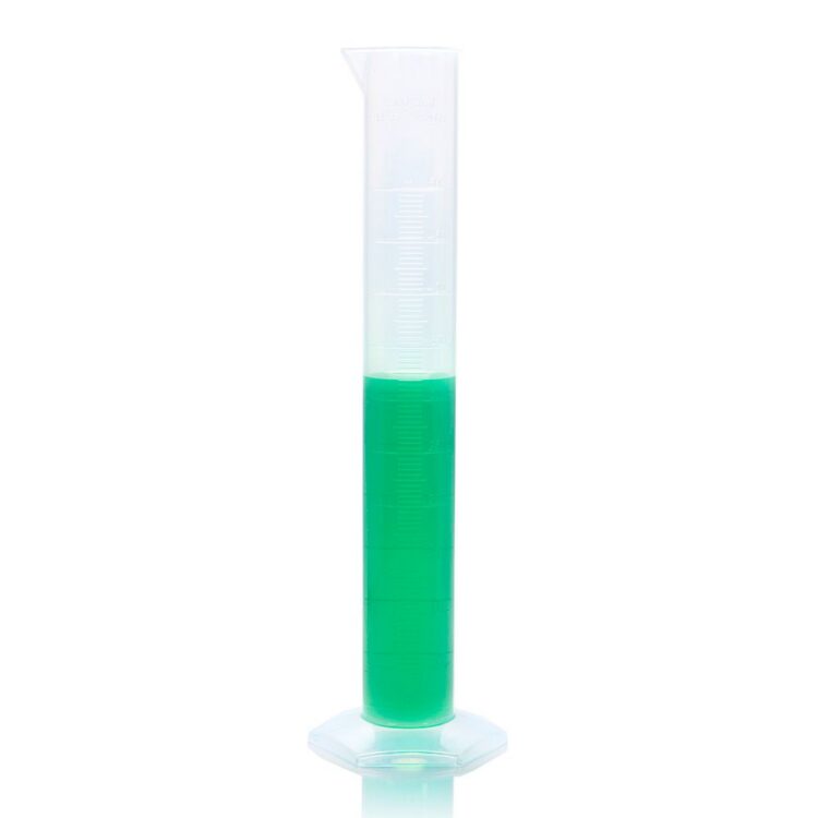 Cylinder, Measuring, Diamond Essentials, Class B, PP, Molded Graduations, tall form, 500mL