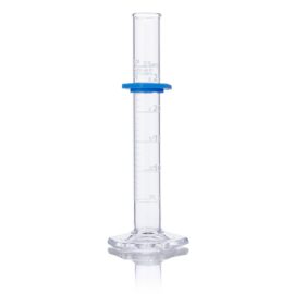 Cylinder, Graduated, Globe Glass, 25mL, Class B, To Deliver (TD), Dual Grads, ASTM E1272, 4/Box