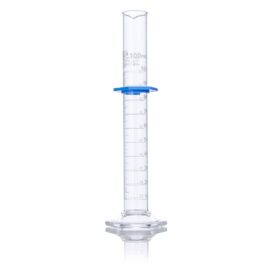 Cylinder, Graduated, Globe Glass, 100mL, Class B, To Deliver (TD), Dual Grads, ASTM E1272, 4/Box