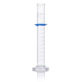 Cylinder, Graduated, Globe Glass, 250mL, Class B, To Deliver (TD), Dual Grads, ASTM E1272, 2/Box